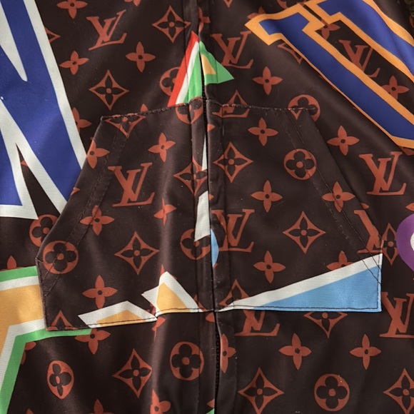 Rich Boys ‘ LV in the Mix’ hooded zip front onsie size 12-18 months preloved - Picture 5 of 9